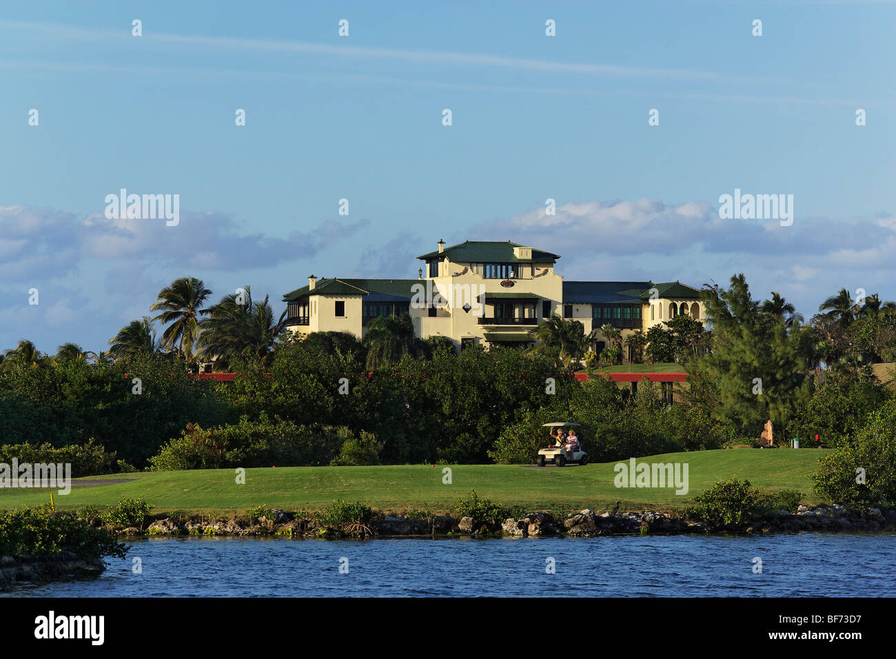Golf course, Villa DuPont in background, Varadero, Matanzas, Cuba, West