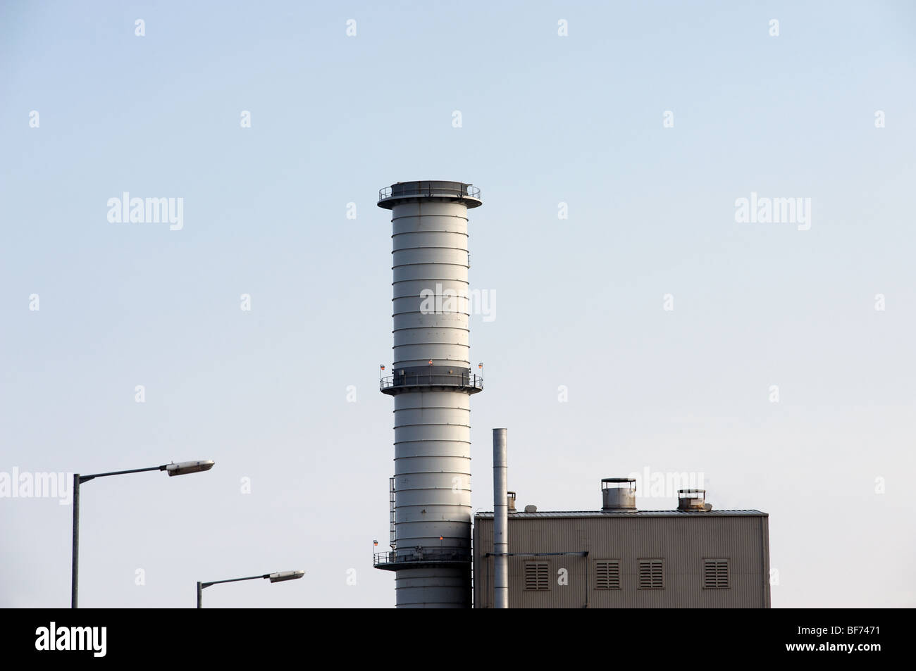 Natural gas-fired power station Stock Photo
