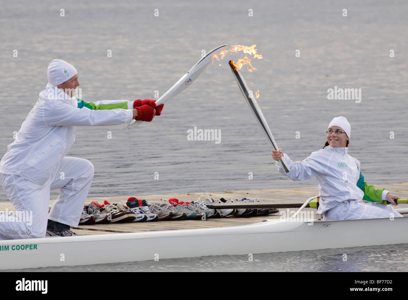 2010 Winter Olympics torch is lit to be relayed throughout Canada, the