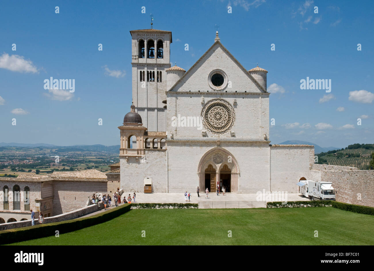 The Basilica di San Francesco, Assisi Stock Photo