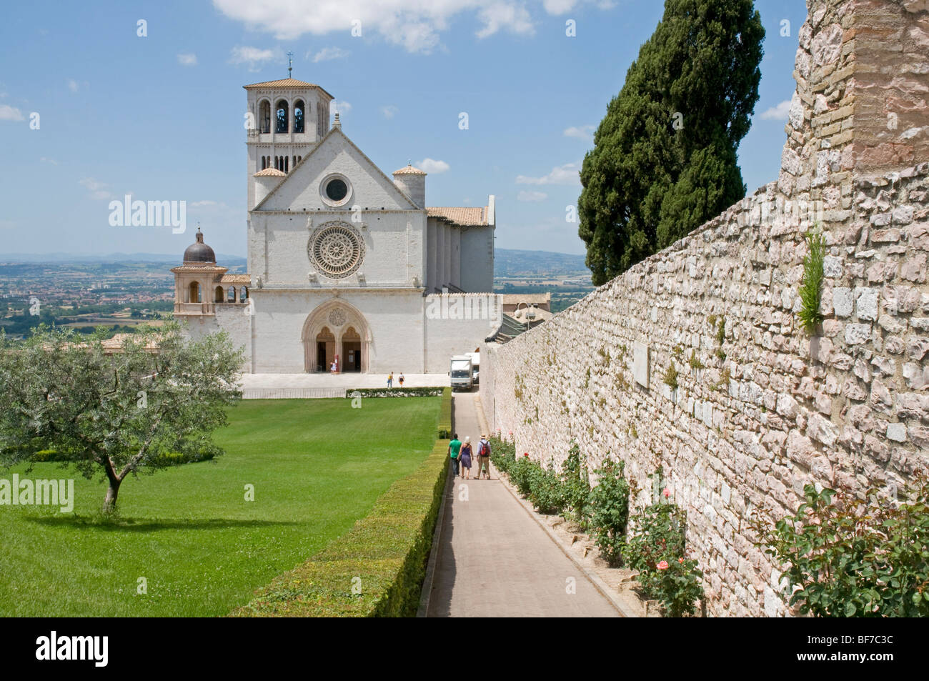 The Basilica di San Francesco, Assisi Stock Photo