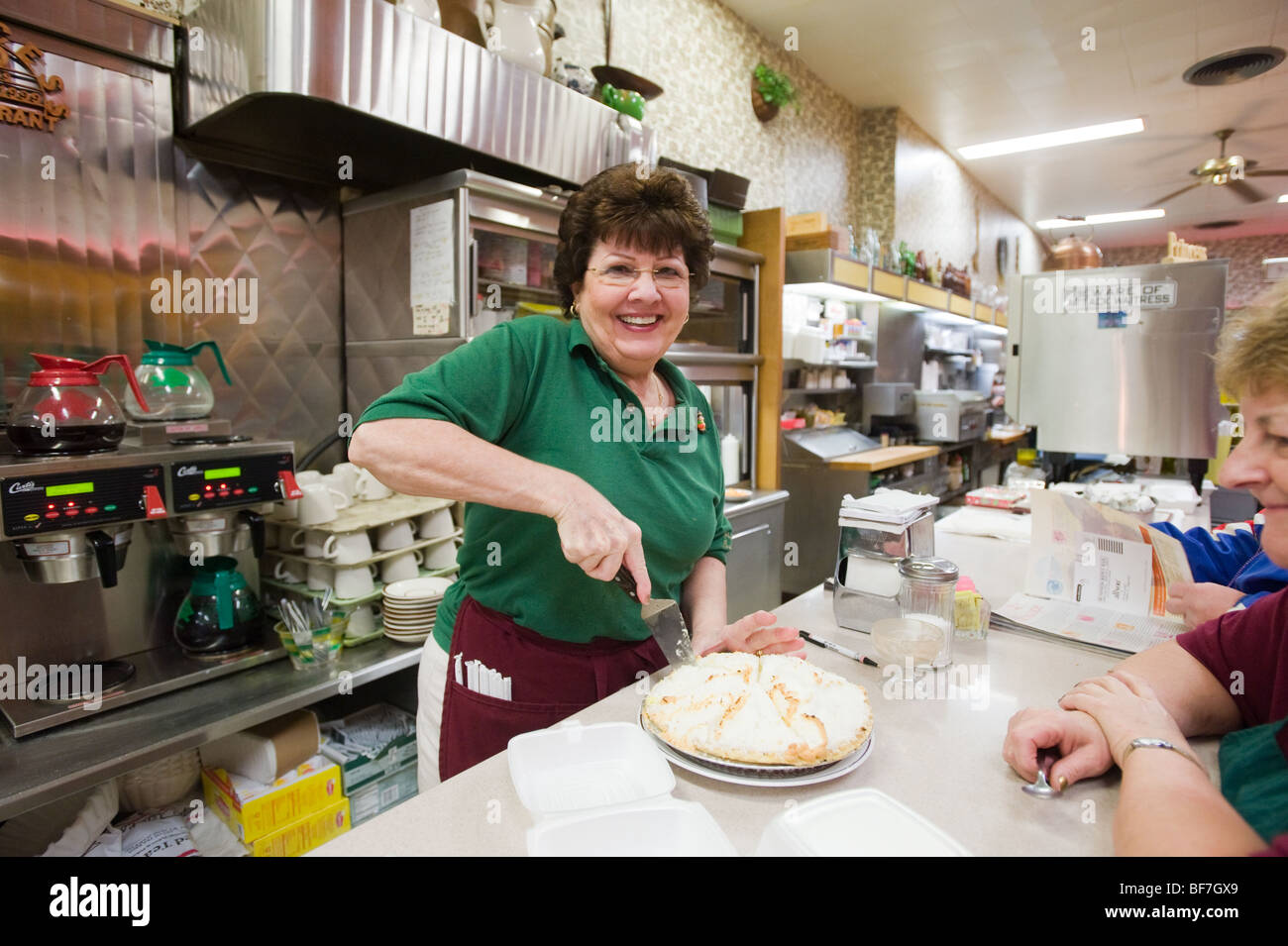 Day in the life of Maryland Downtown Frostburg Nancy Crawford serves up pie at the Princess