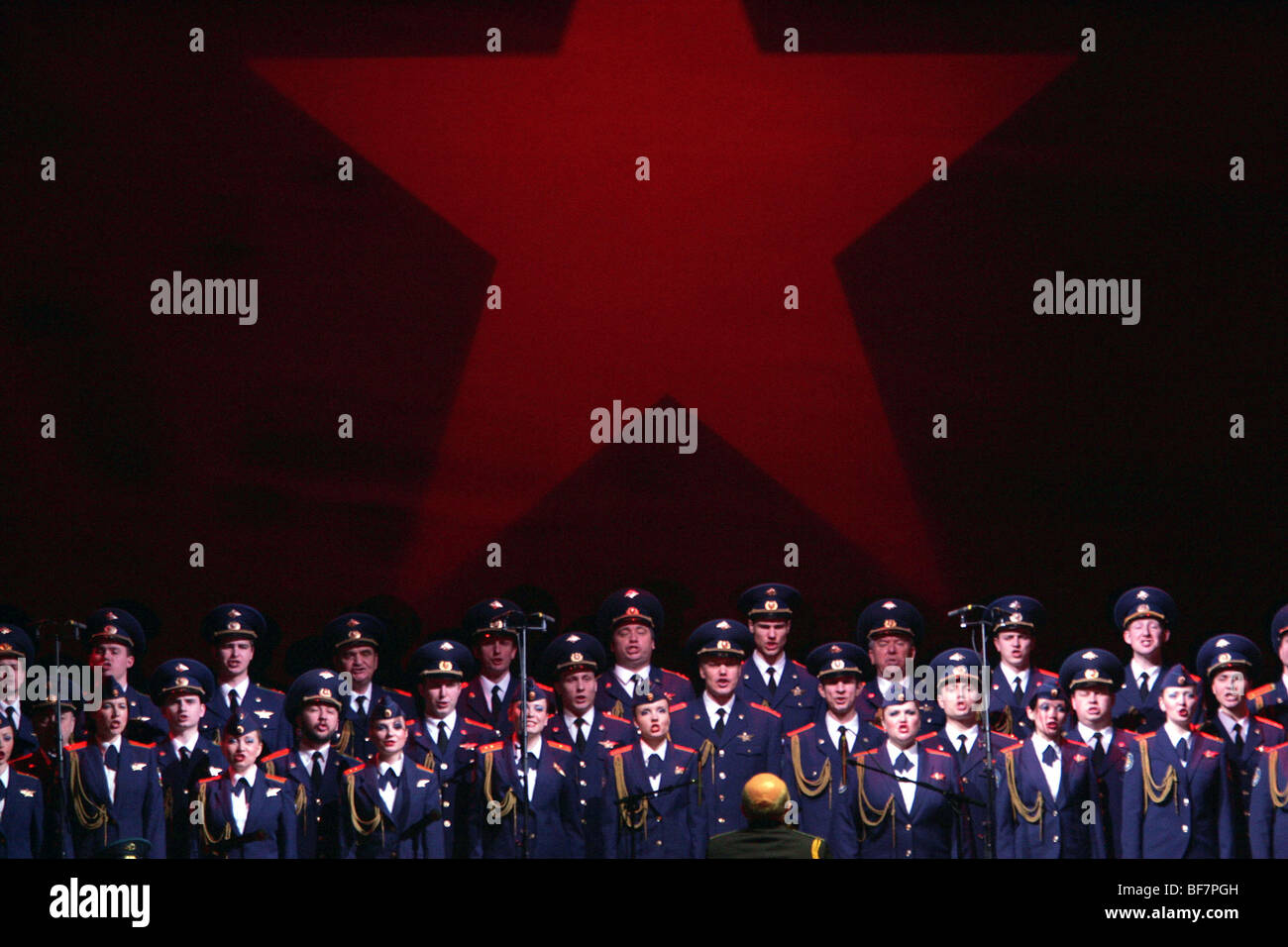 Angoulême (16): The Red Army Choir (2008/03/25) Stock Photo