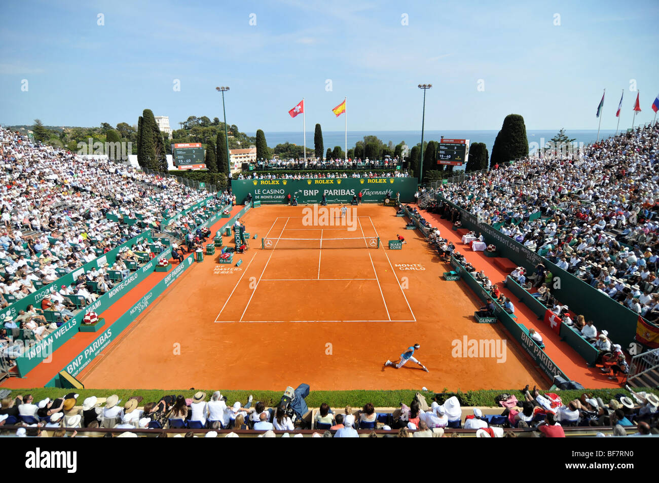 Monte Carlo: Final of the "ATP masters series" tennis tournament  (2008/04/27 Stock Photo - Alamy