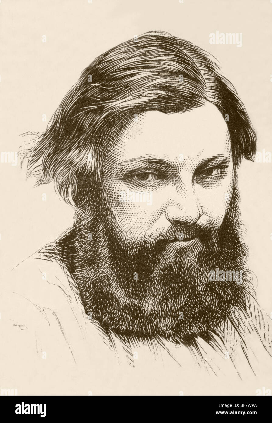 Jean Desire Gustave Courbet, 1819 to 1877. French artist. Stock Photo