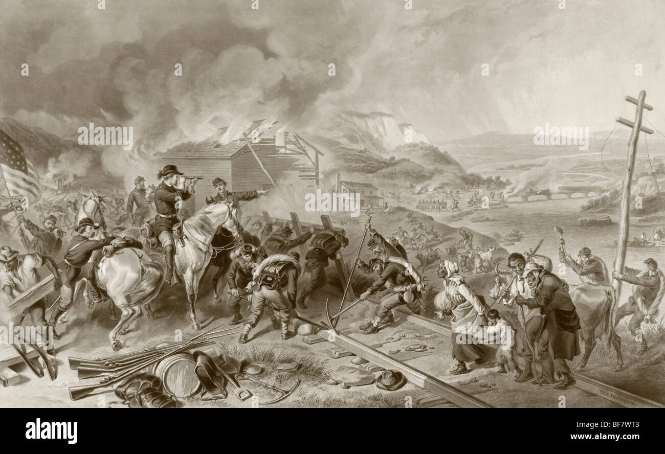 General Sherman's March to the Sea, November to December, 1864, during the American Civil War.