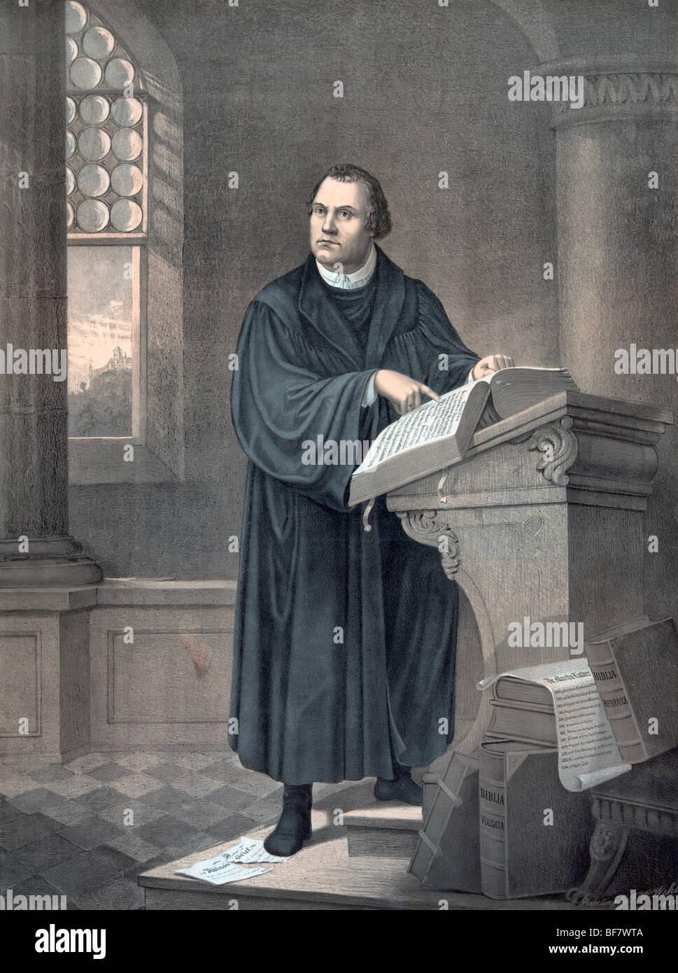 Martin Luther, 1483 to 1546. German theologian. Stock Photo