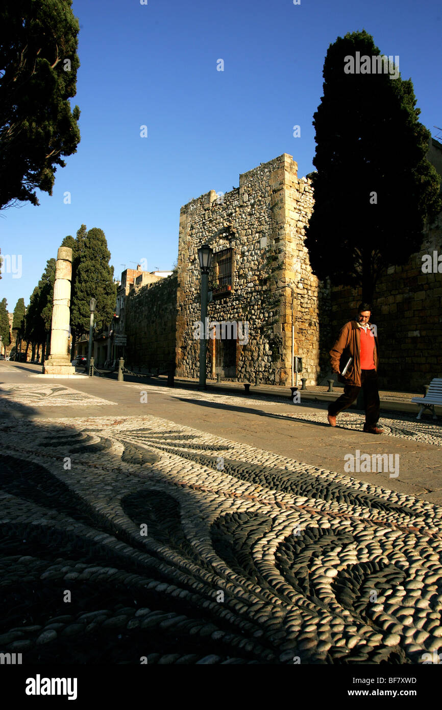 Spain, Tarragona The Roman great wall Stock Photo Alamy