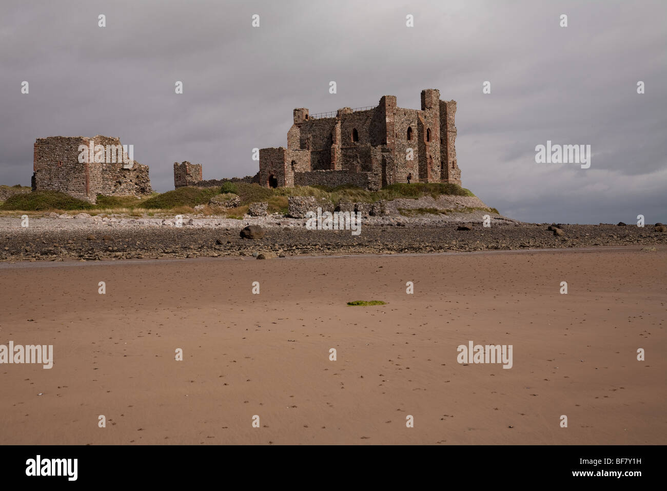 The castle on Piel Island, near Barrow-in-Furness. Stock Photo