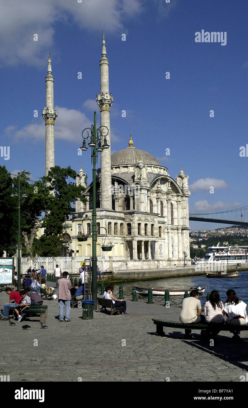 Turkey, Istanbul : Ortakoy Mosque Stock Photo - Alamy