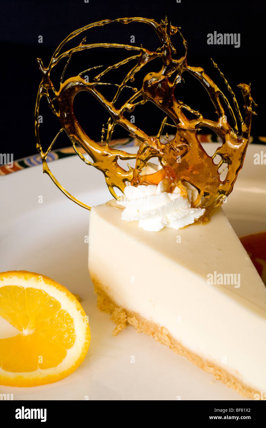 Slice of Cheesecake - Hemingways Resort - Watamu, Kenya Stock Photo