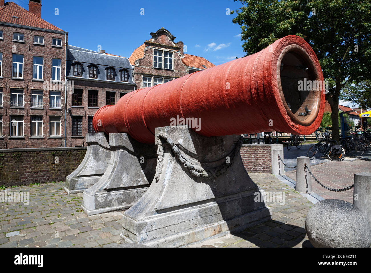 Mad Meg 15th century cannon. Stock Photo