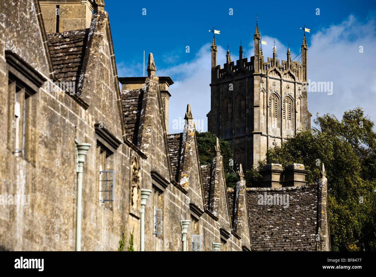 Almshouses at Chipping Campden, Gloucestershire, UK Stock Photo