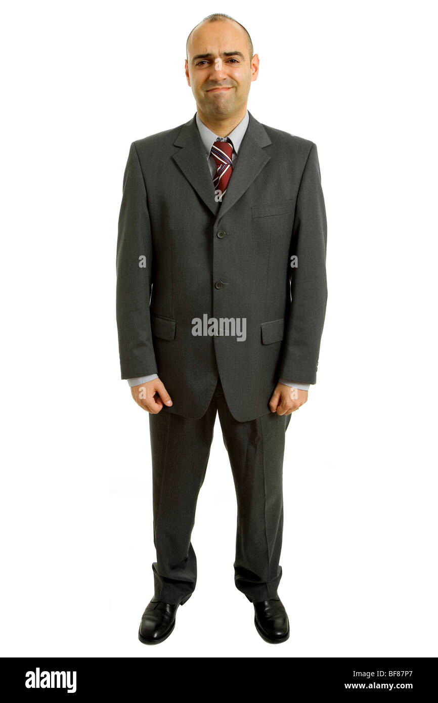 young business man full body isolated on white background Stock Photo ...