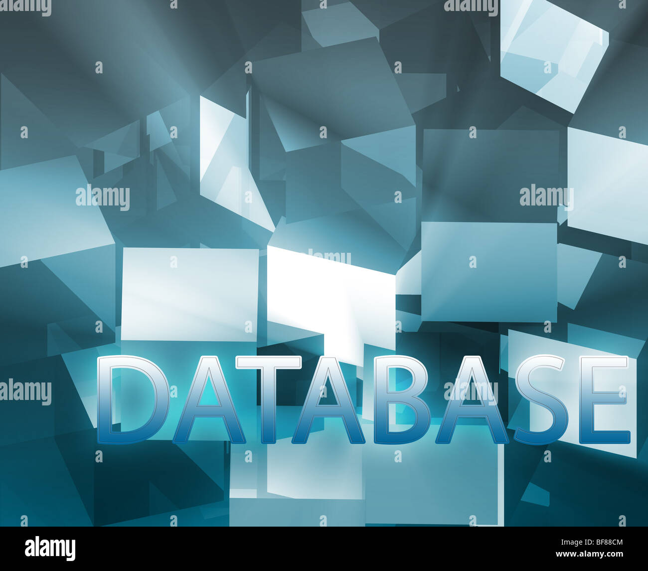 Database abstract concept illustration Stock Photo - Alamy