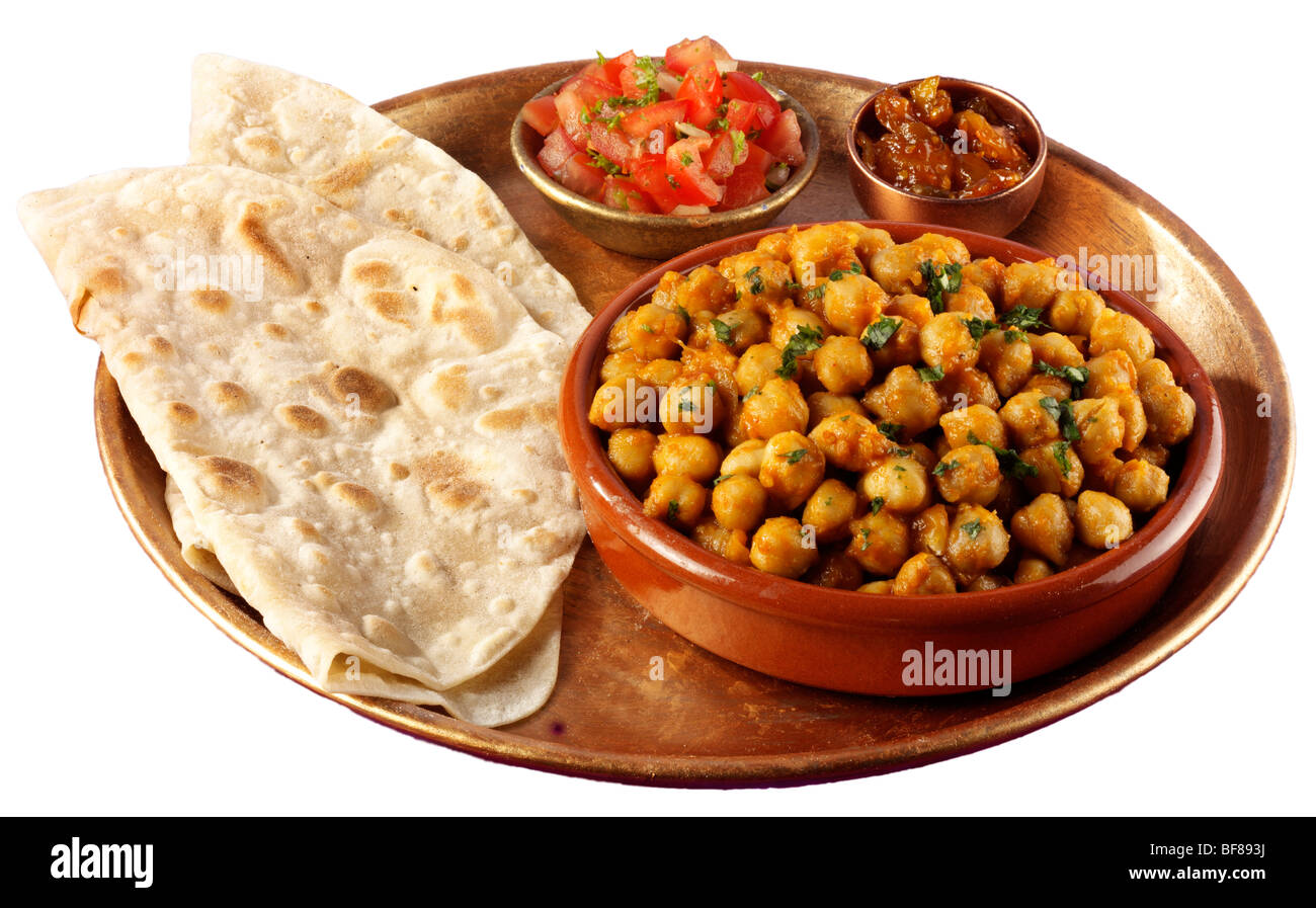 INDIAN CHICKPEA CURRY,CHANNA MASALA Stock Photo Alamy