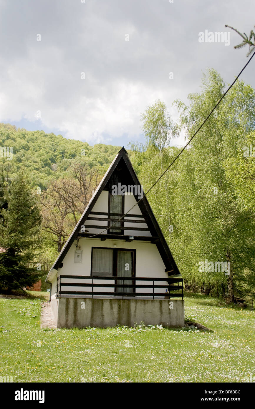 real estate house in the mountains Stock Photo Alamy