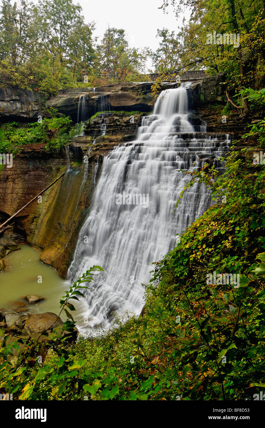 Brandywine Falls in Cuyahoga Valley National Park in Ohio Stock Photo Alamy