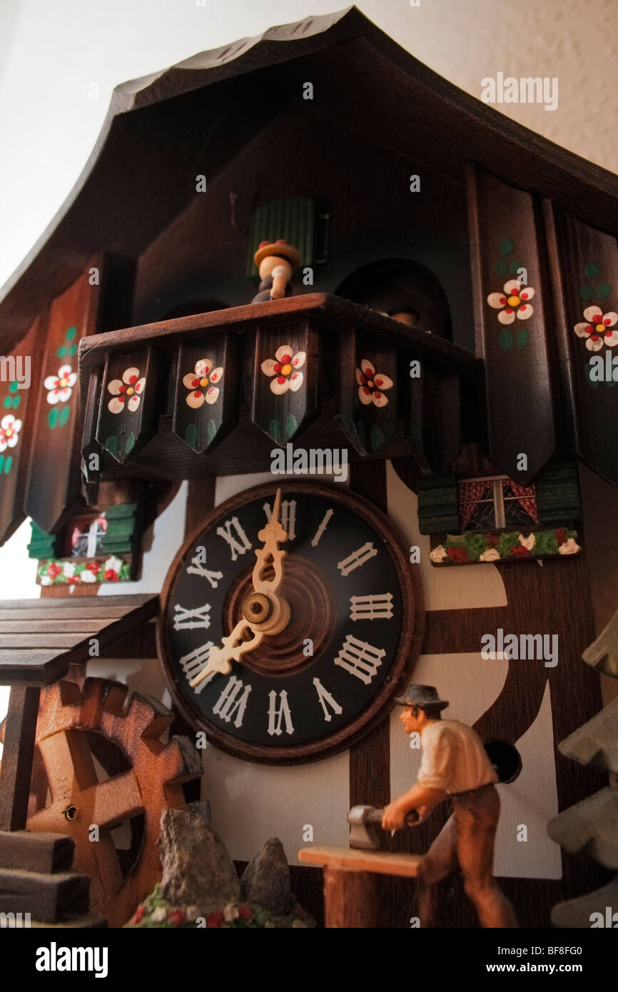 Black Forest German Cuckoo Clock Stock Photo Alamy