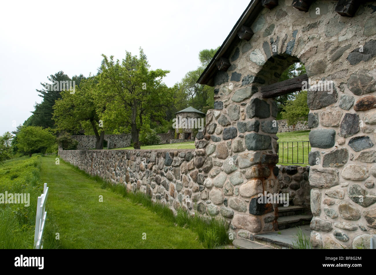 Spring flowers at The Crane Estate, Ipswich, Massachusetts Stock Photo
