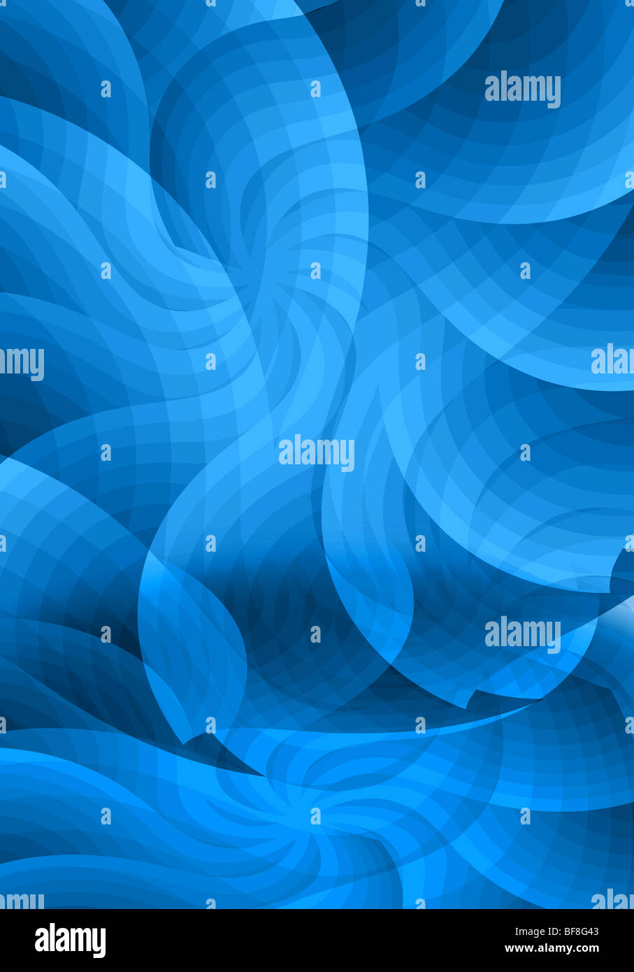 Abstract background with swirls and geometric patterns Stock Photo