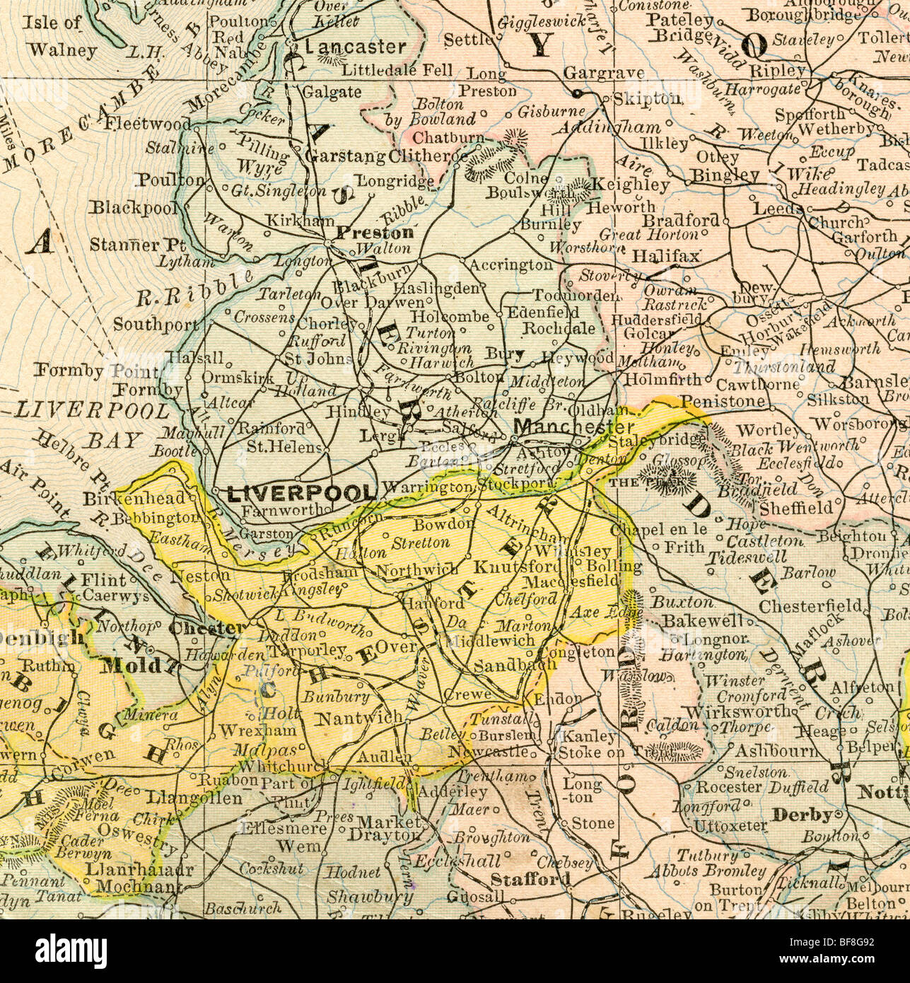 Map of liverpool hires stock photography and images Alamy