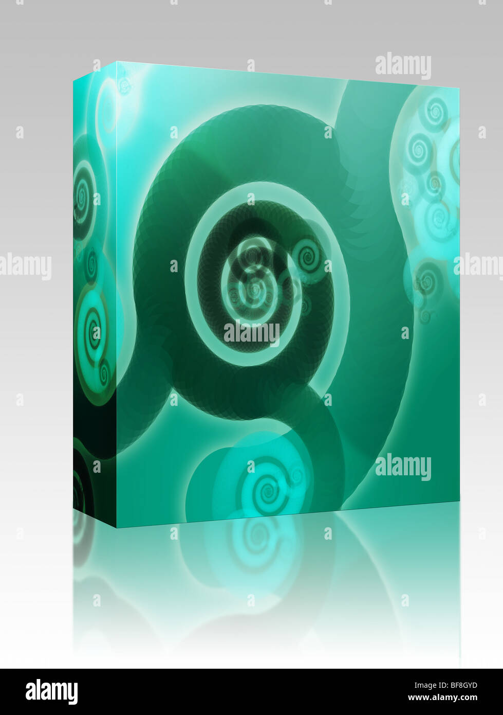 Software package box Abstract wallpaper background with swirly grungy ...