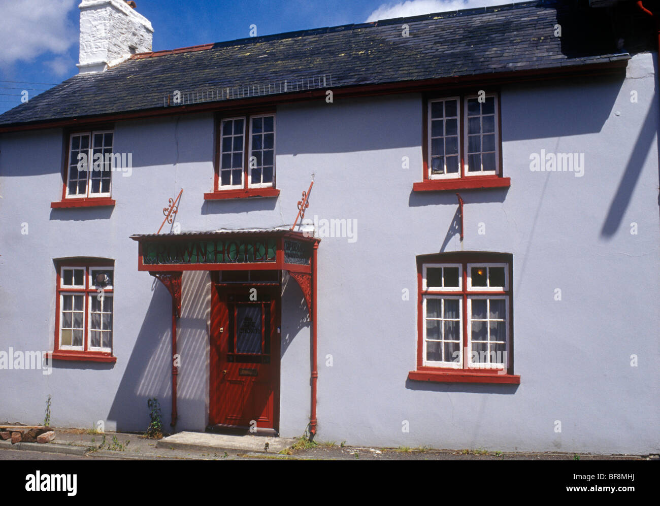 Newbridge on Wye Powys Wales UK. Victorian The Crown Hotel, leaded