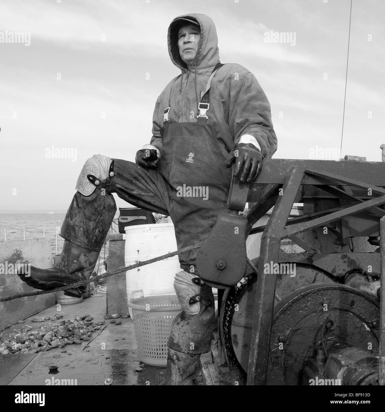 Bay waterman Black and White Stock Photos & Images Alamy