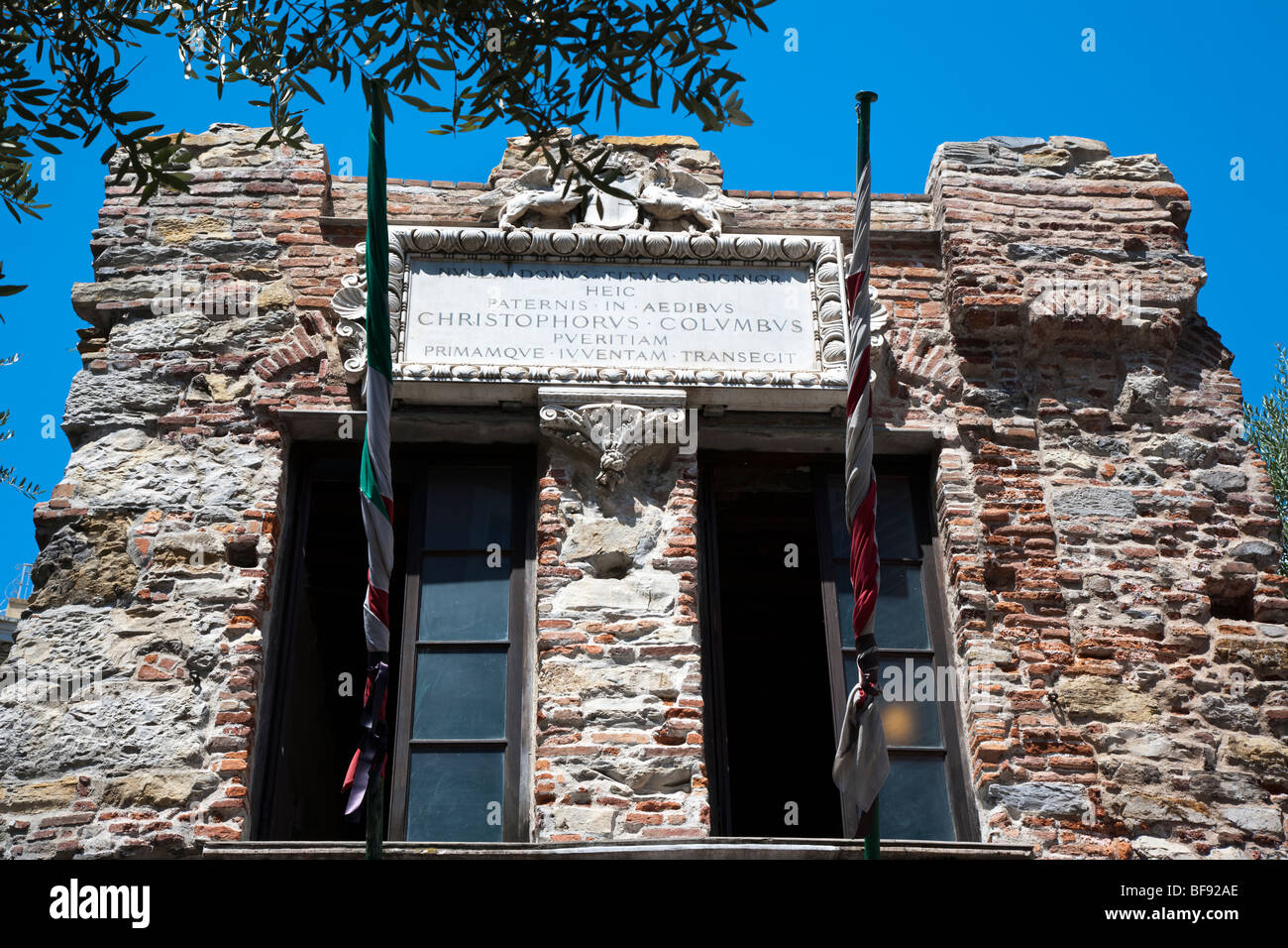 House of Christopher Columbus, Genoa, Italy Stock Photo Alamy