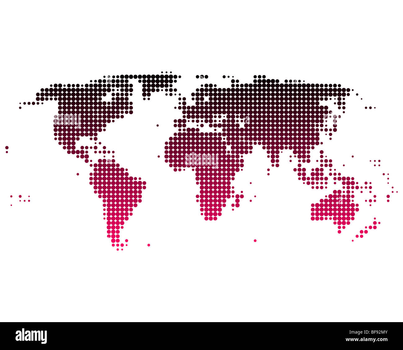 Grid map Cut Out Stock Images & Pictures - Alamy