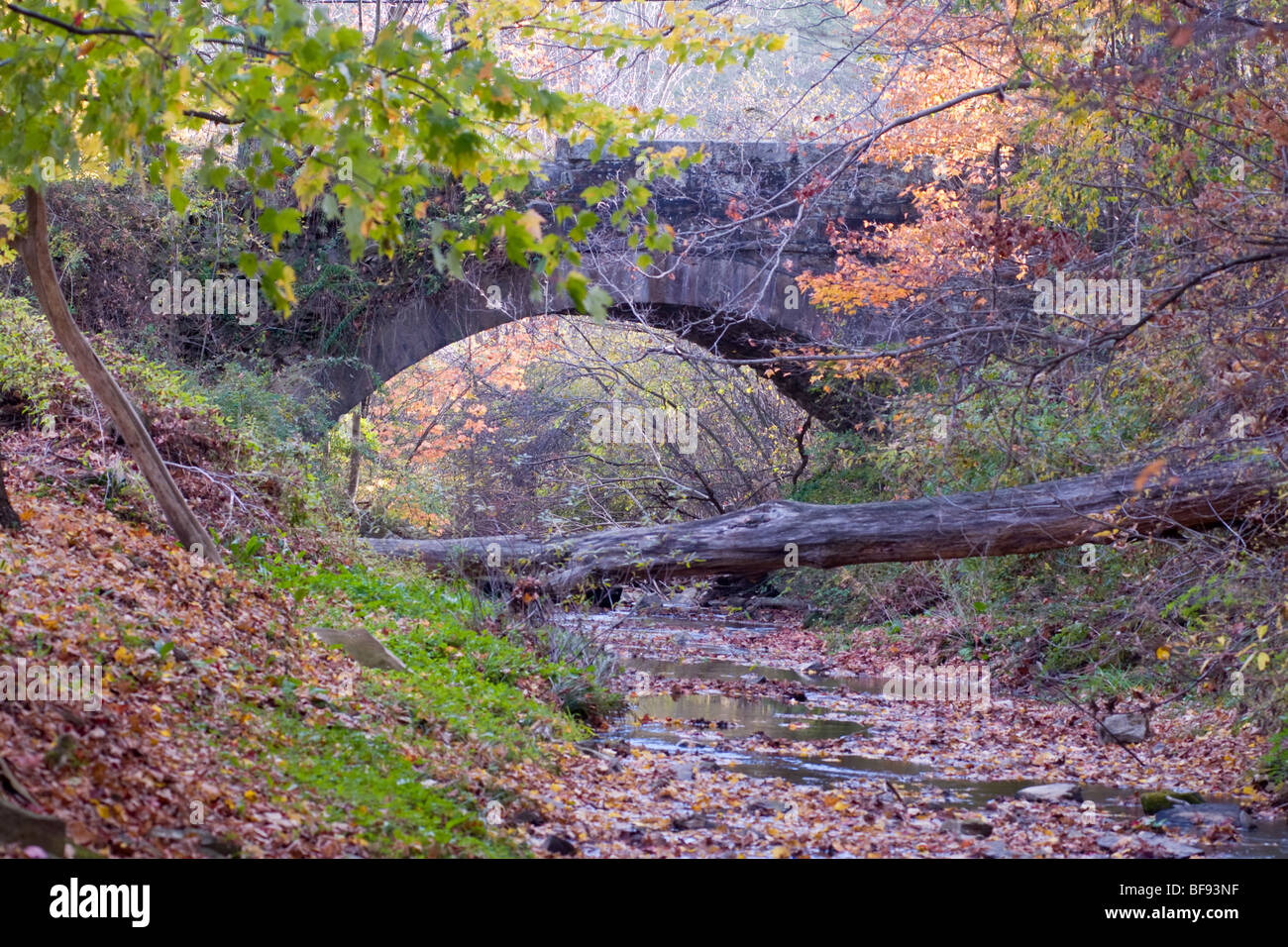 Shades Run Bridge , Western Maryland Stock Photo - Alamy