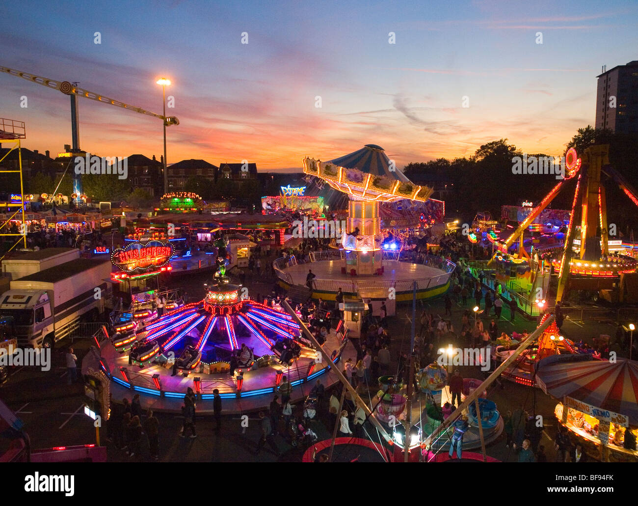 English carnival rides hi-res stock photography and images - Alamy
