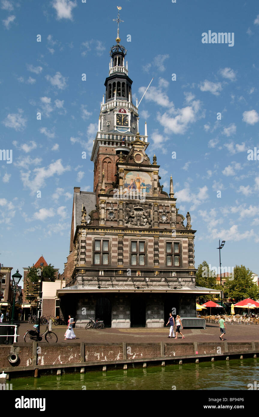 Alkmaar Netherlands Holland cheese weighing house Stock Photo