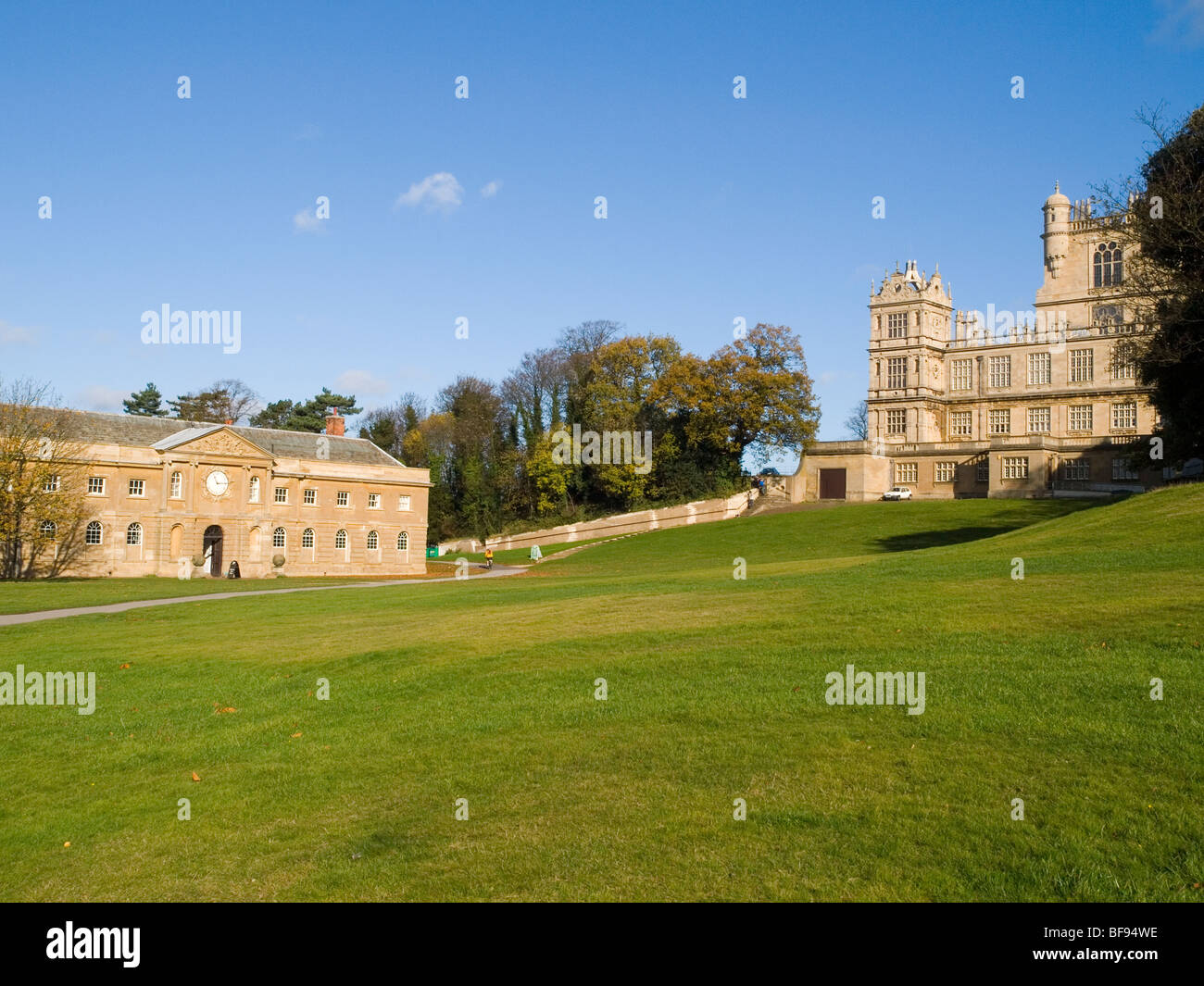Wollaton Hall and Park in Nottingham, Nottinghamshire England UK Stock