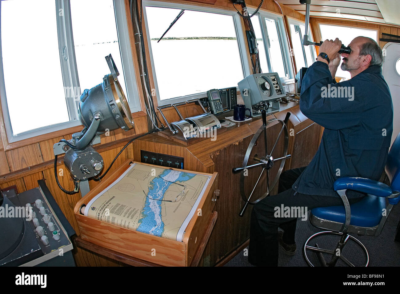 Riverboat captain hires stock photography and images Alamy