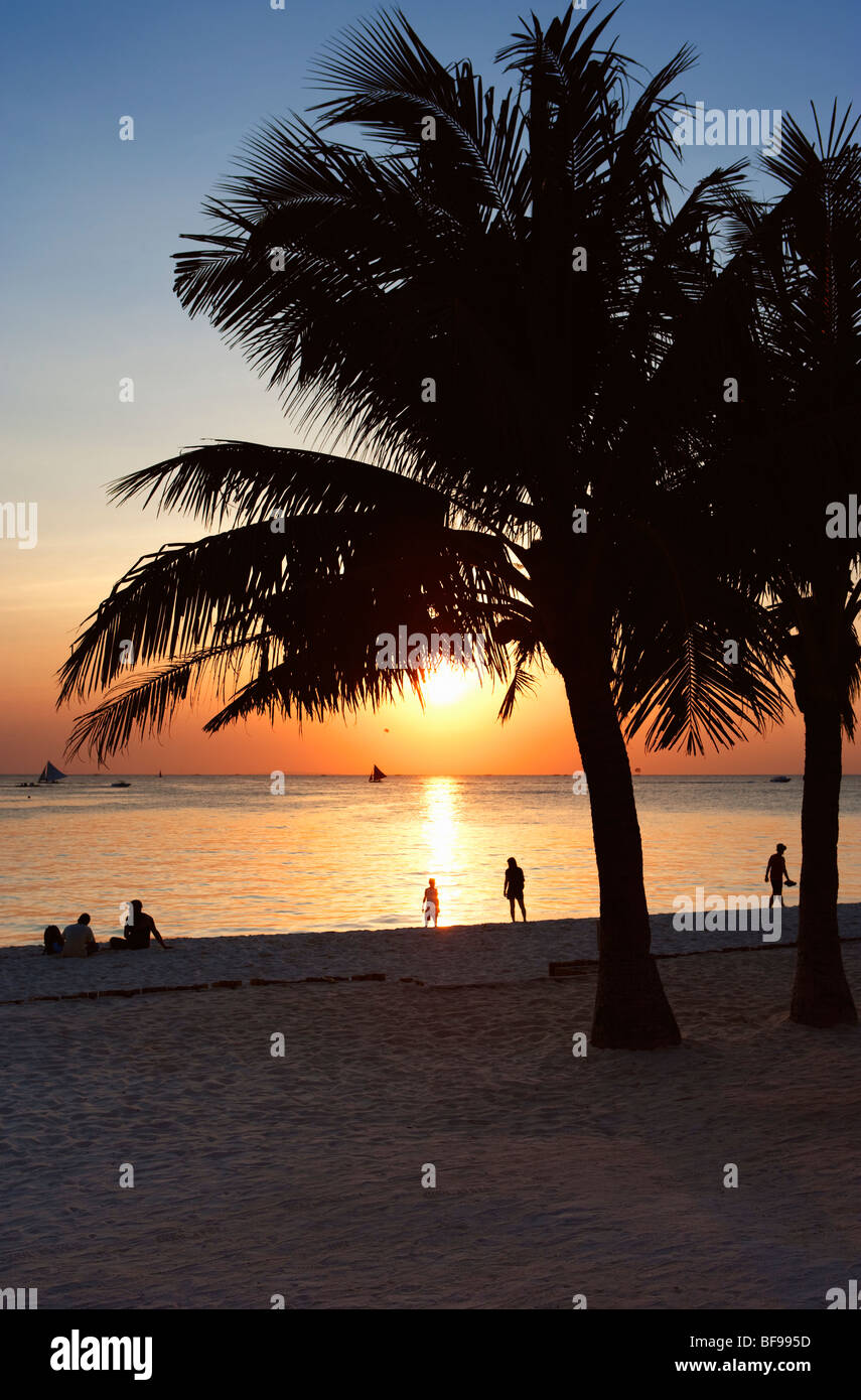 Boracay sunset hi-res stock photography and images - Alamy