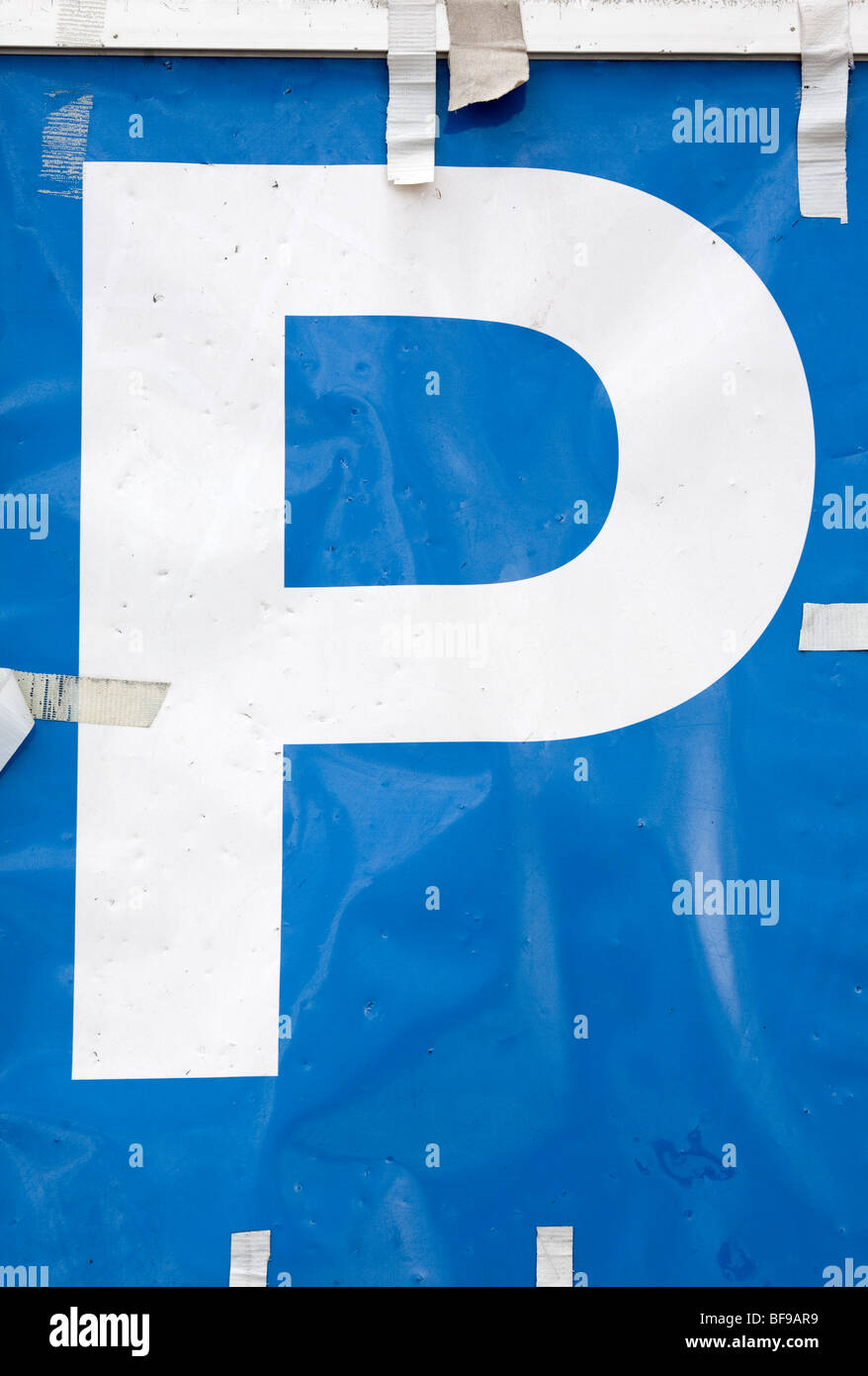 The Letter P Stock Photo