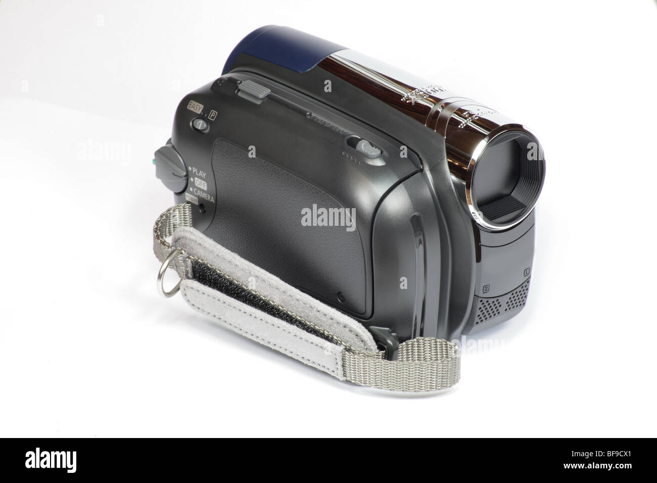 Caméscope Mini DV sur fond blanc Photo Stock - Alamy