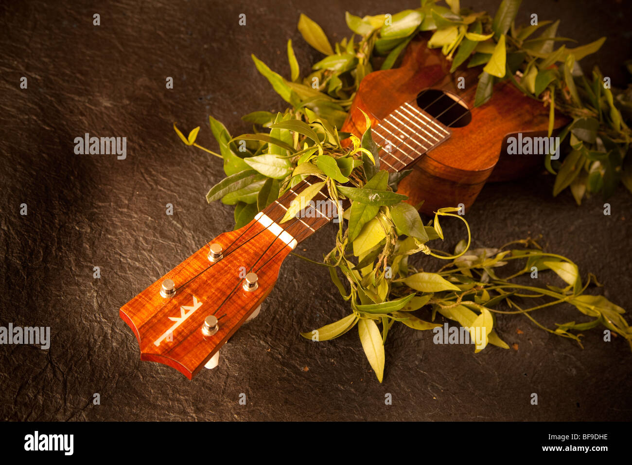 Koa ukulele, Hawaii Stock Photo Alamy