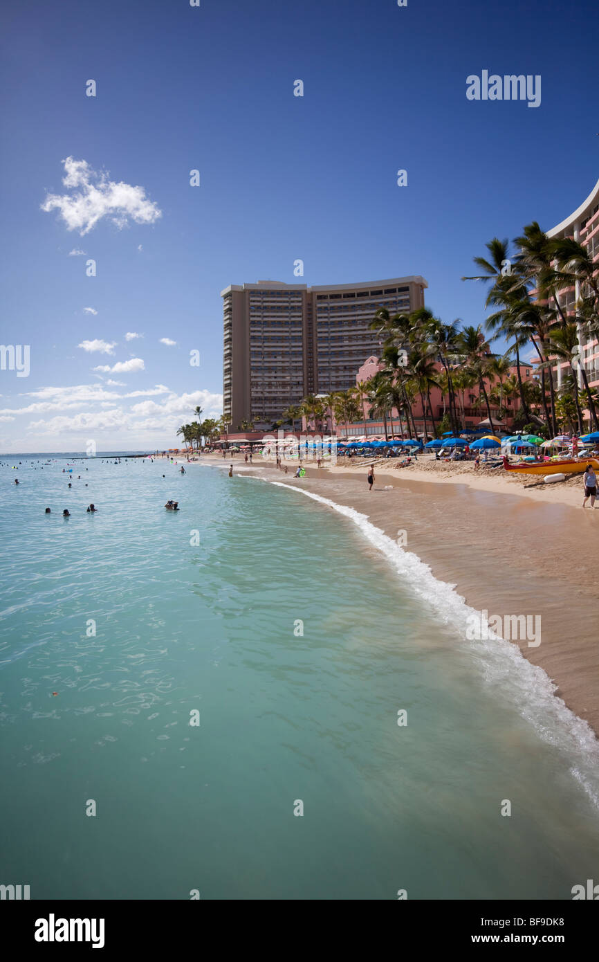 Waikiki oahu hawaii honolulu hi-res stock photography and images - Alamy
