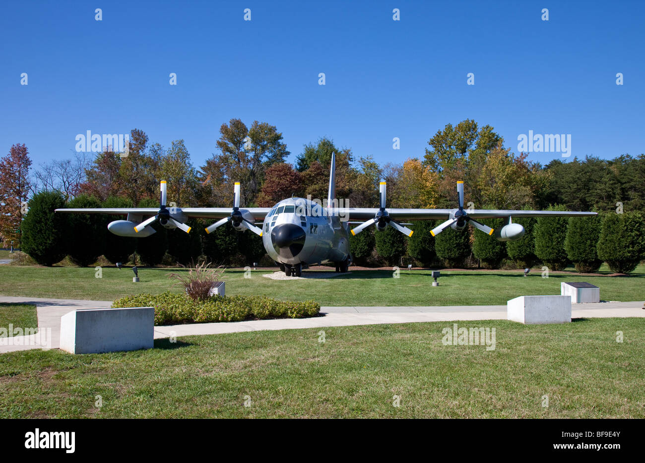 National Cryptologic Museum run by NSA Maryland aircraft static display Stock Photo