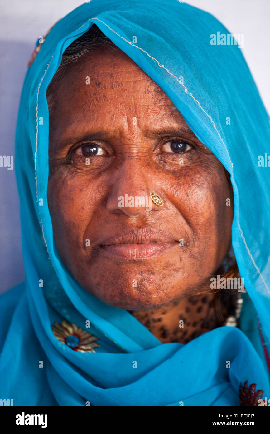 Rajput woman at the Pushkar Mela in Pushkar in Rajasthan India Stock ...