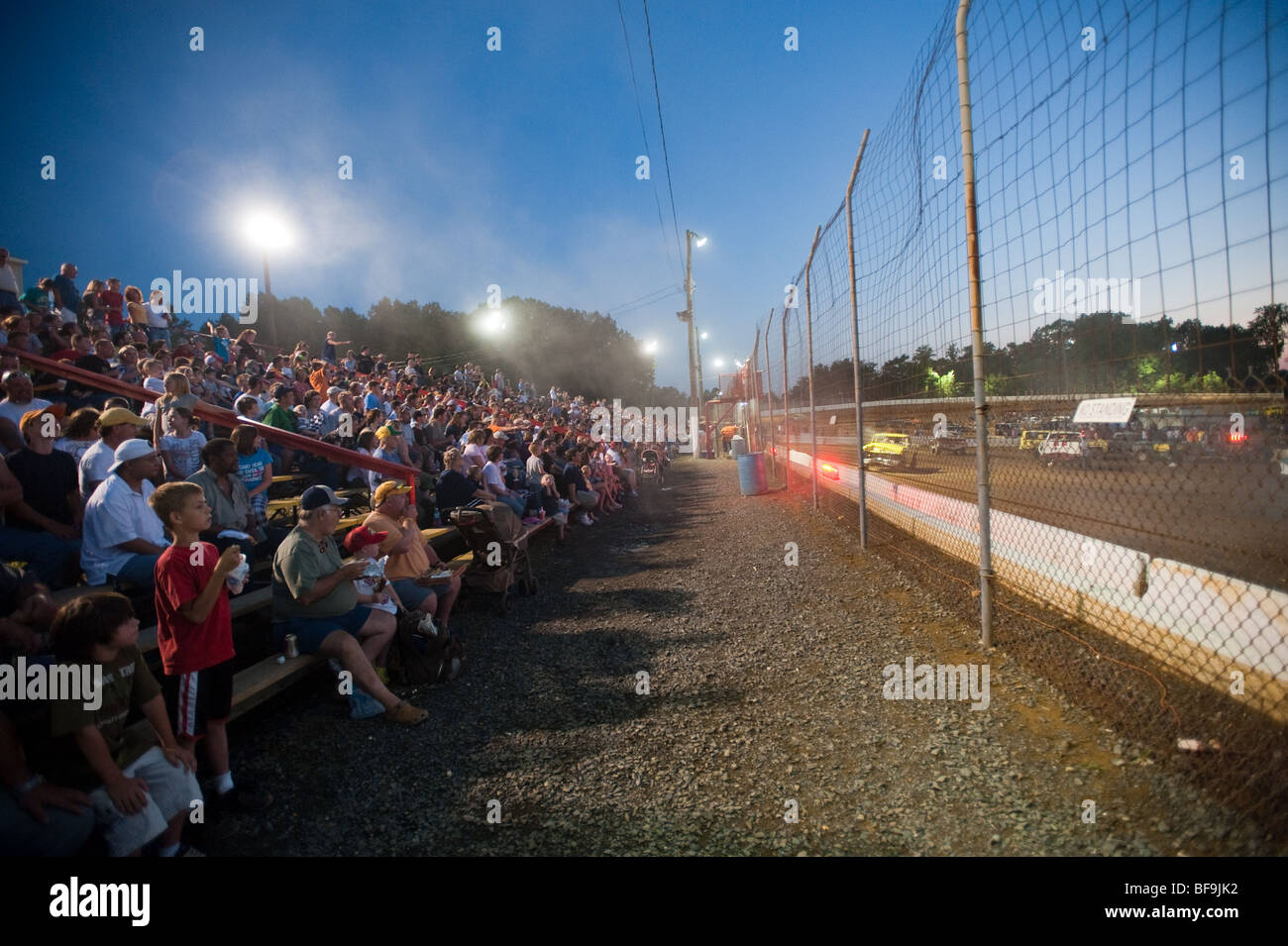 Silver Hill Lions Club Demolition Derby , Budds Creek Maryland Stock