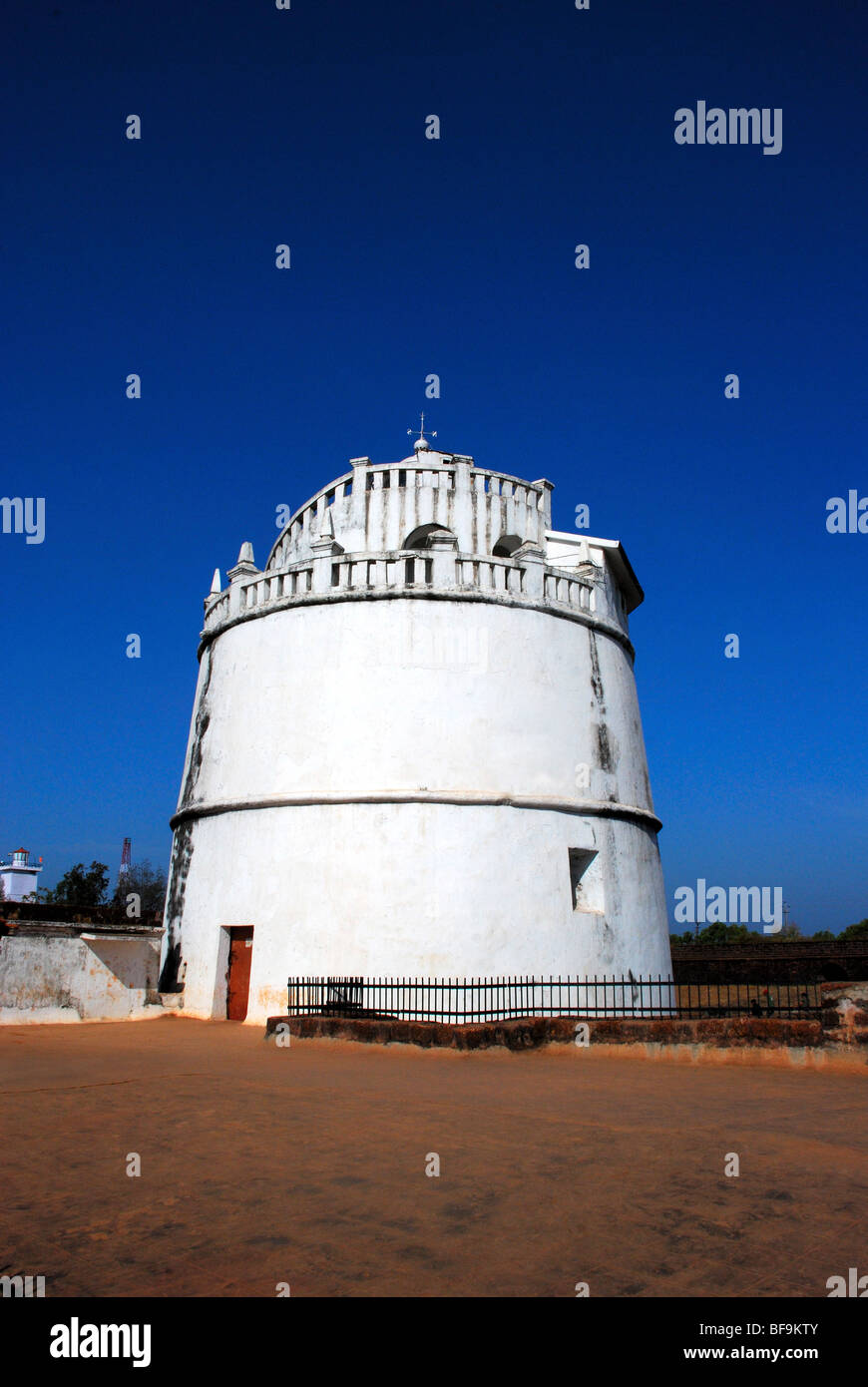 Light House, Aguada, Goa India Stock Photo