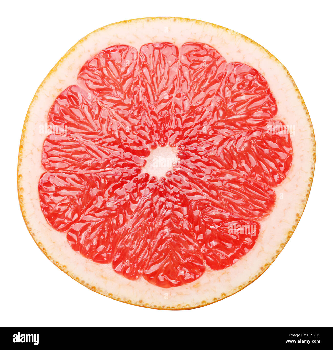 Half of grapefruit on a white background Stock Photo Alamy