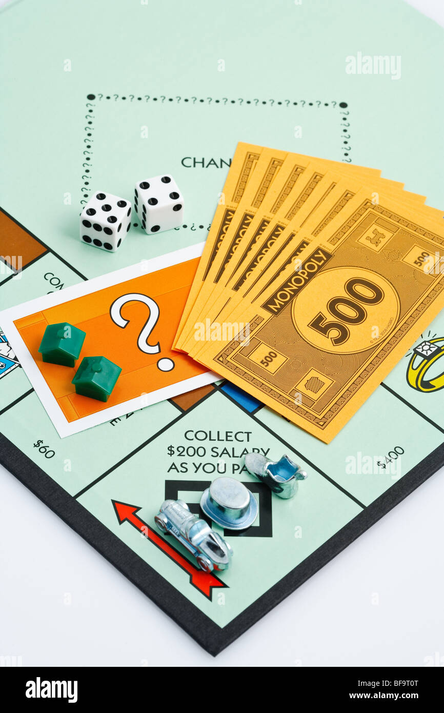Monopoly Board Game Stock Photo