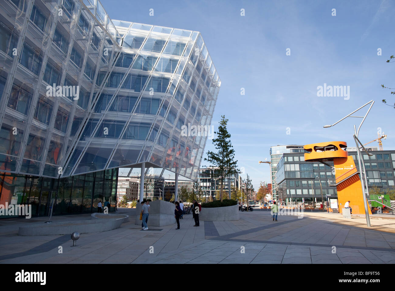 New Unilever European Headquarter in Hamburg, Germany Stock Photo