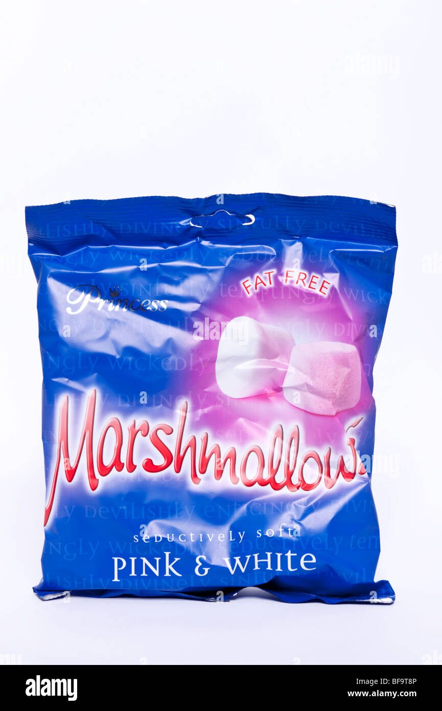 A packet of Princess marshmallows on a white background Stock Photo Alamy