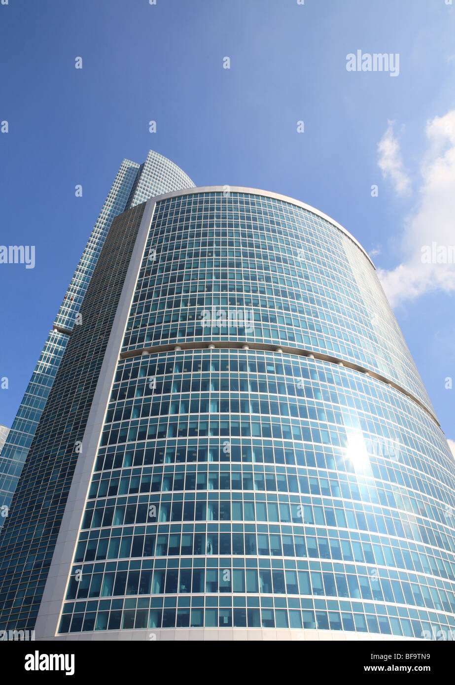 edge of office building on sky background Stock Photo - Alamy